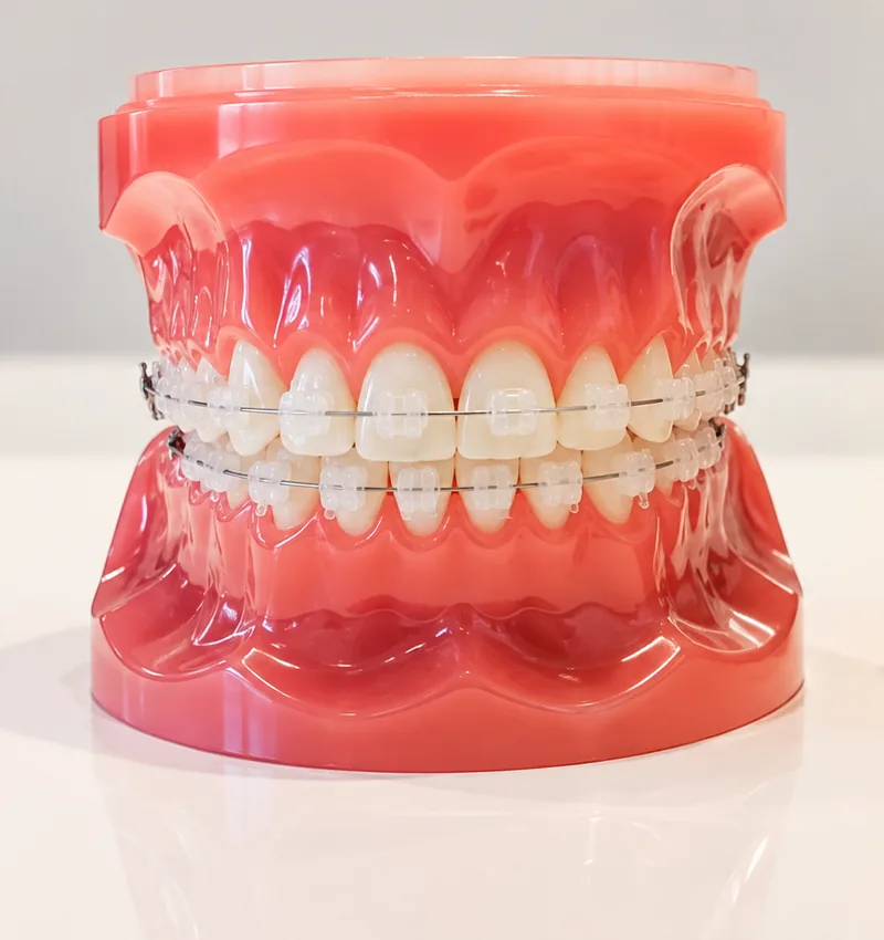 Bagues céramiques couleur dent, une solution d'orthodontie discrète au cabinet de Nanterre
