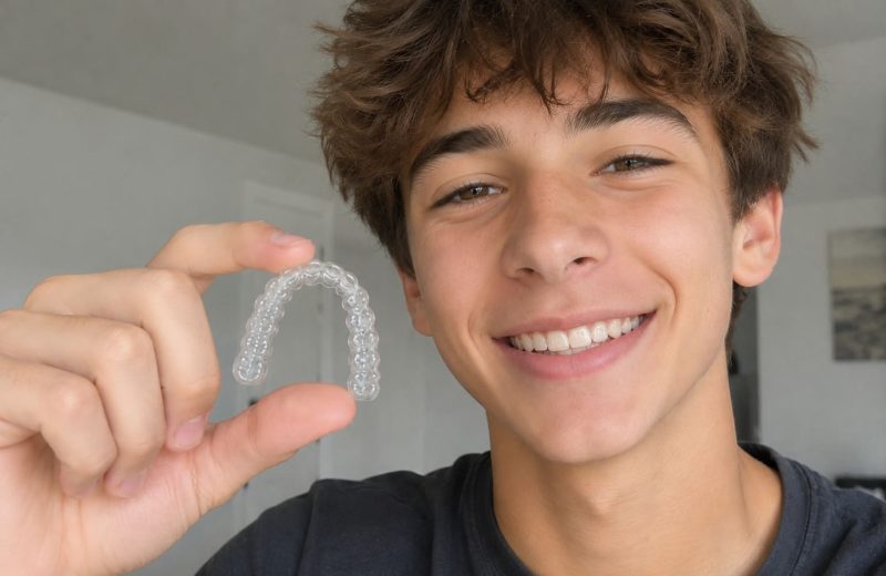 Aligneurs transparents chez l'adolescent : gouttière orthodontique amovible et discrète, à Nanterre